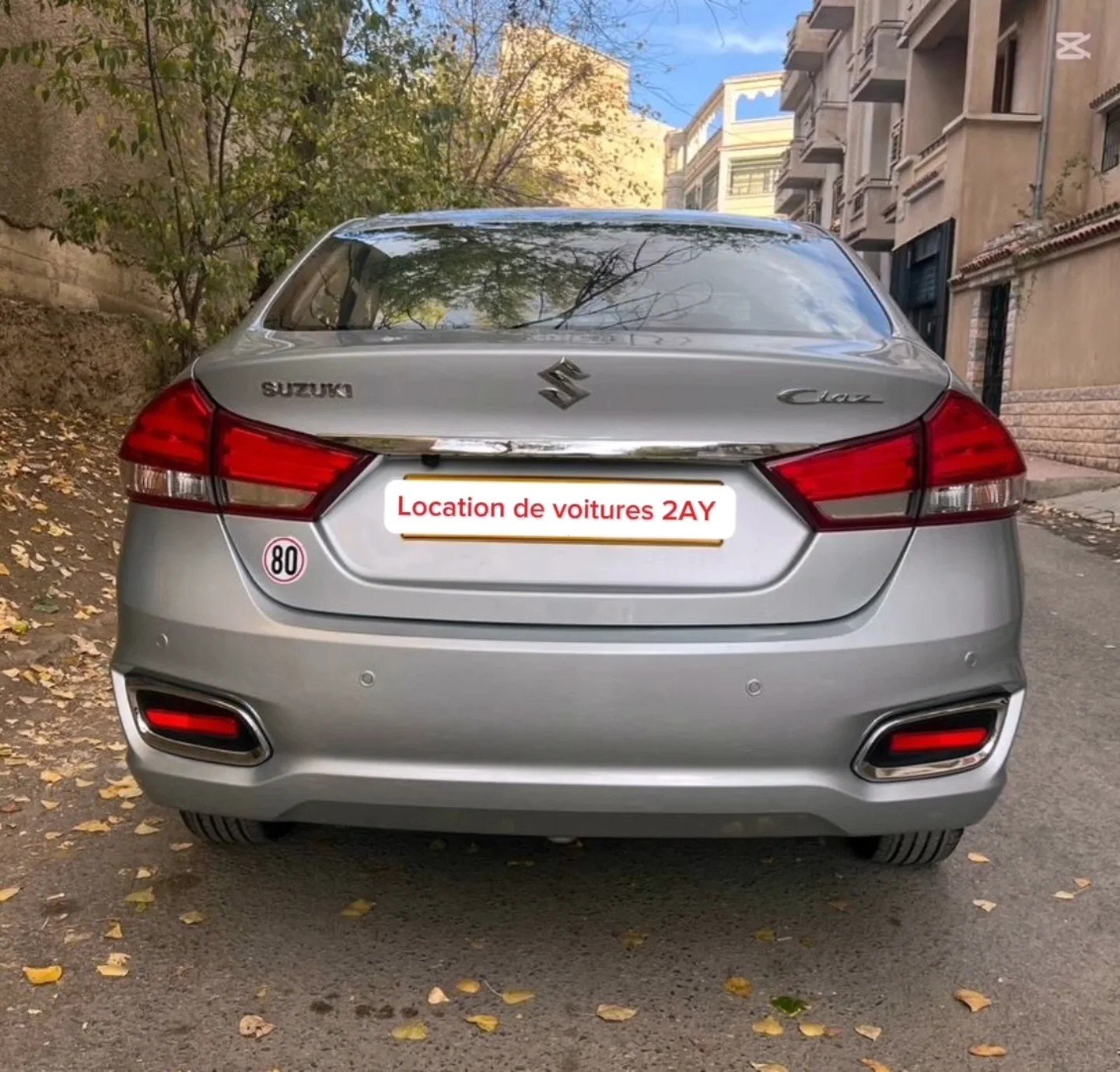 Suzuki Ciaz 9 Suzuki Ciaz grise en location voiture Sétif chez 2AY