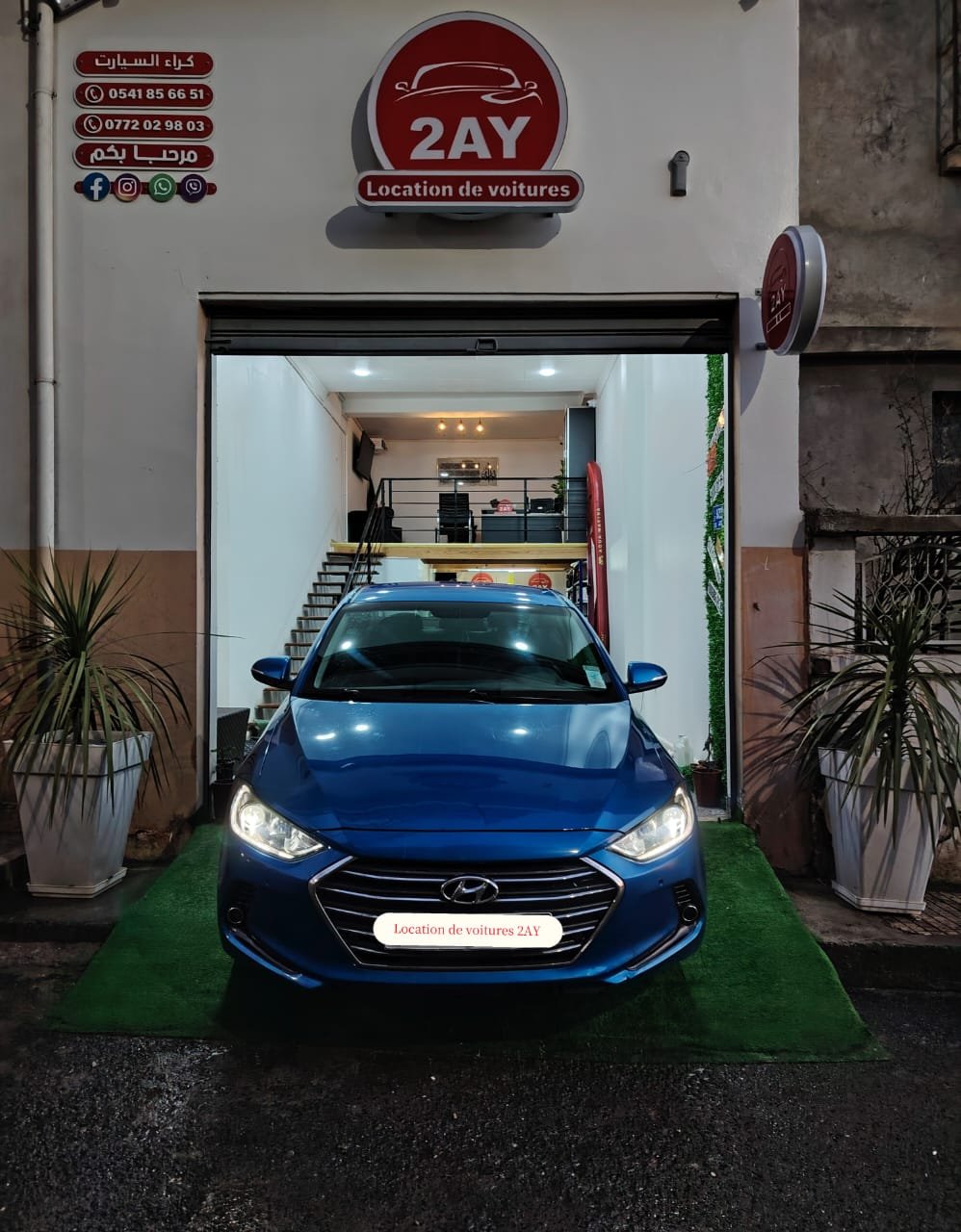 Hyundai Elantra En Location De Voiture À Sétif Chez 2AY Location De Voiture