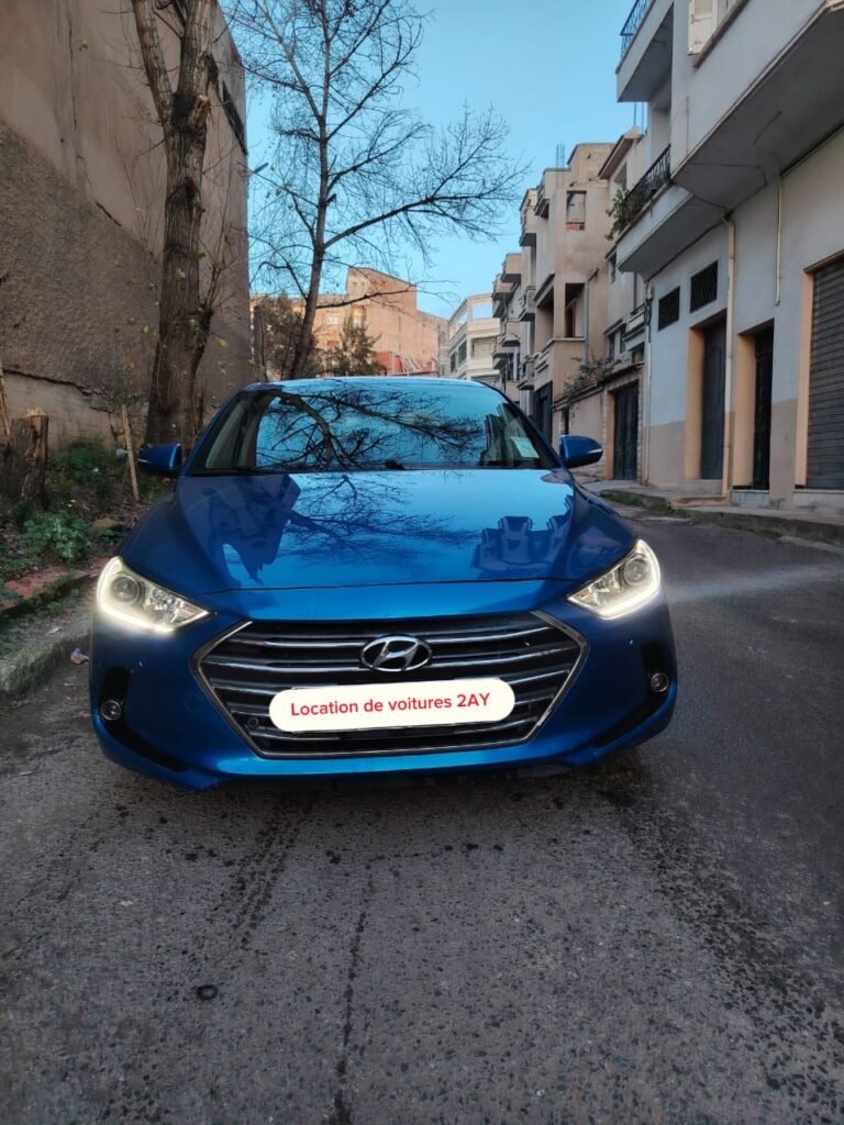 Location voiture Sétif – Hyundai Elantra automatique disponible